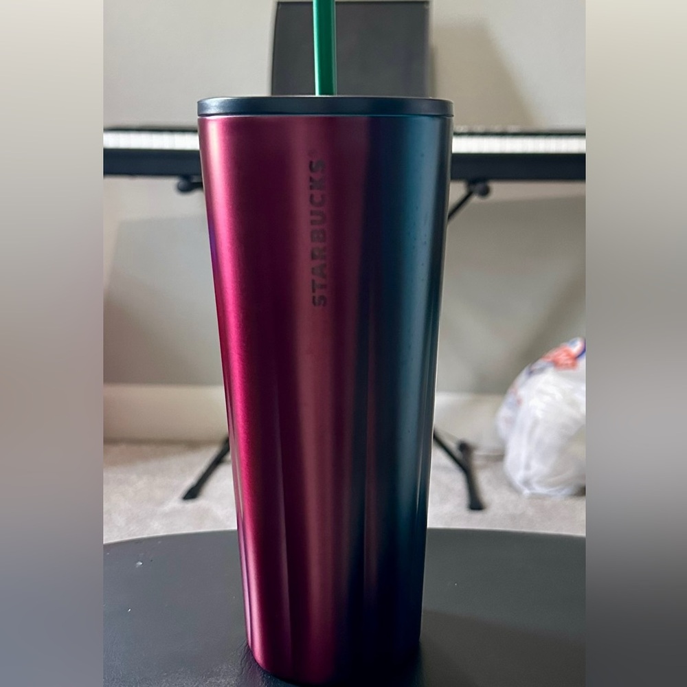 Starbucks Gradient Red and Black Tumbler